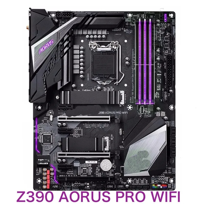 

For Gigabyte Z390 AORUS PRO WIFI Motherboard 64GB LGA 1151 DDR4 M.2 Mainboard 100% Tested OK Fully Work Free Shipping