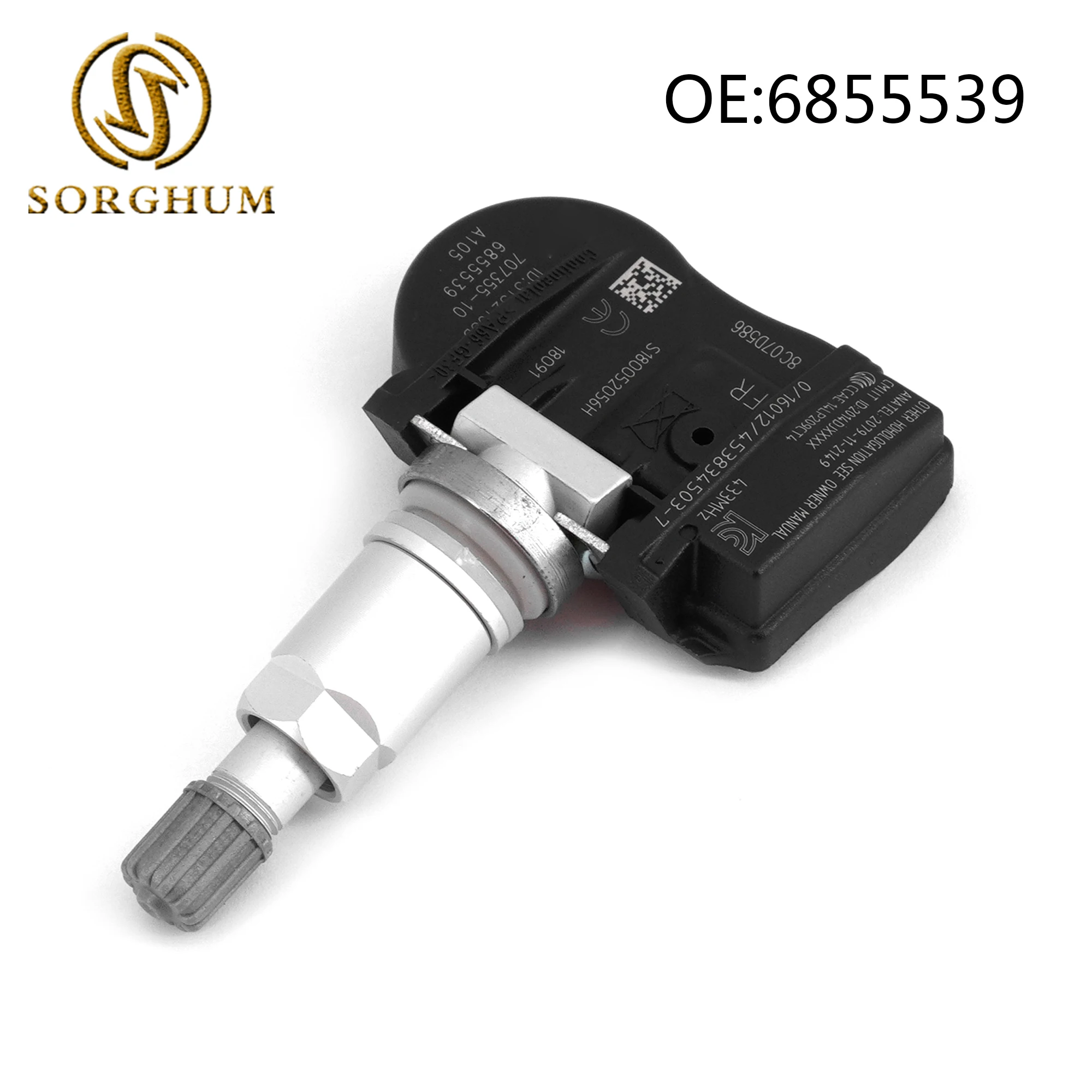 

Sorghum 36106856209 6855539 70735510 Tire Pressure Sensors 433 MHZ For BMW 1 2 3 4 Series i3 i8 X1 X2 X5 X6 MINI TPMS System