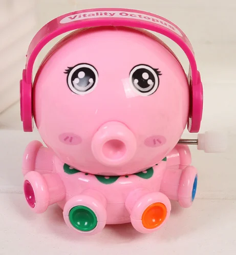 Cute Plastic Octopus Wind Up Toys Rotation Dance Toy for Baby Gift 5