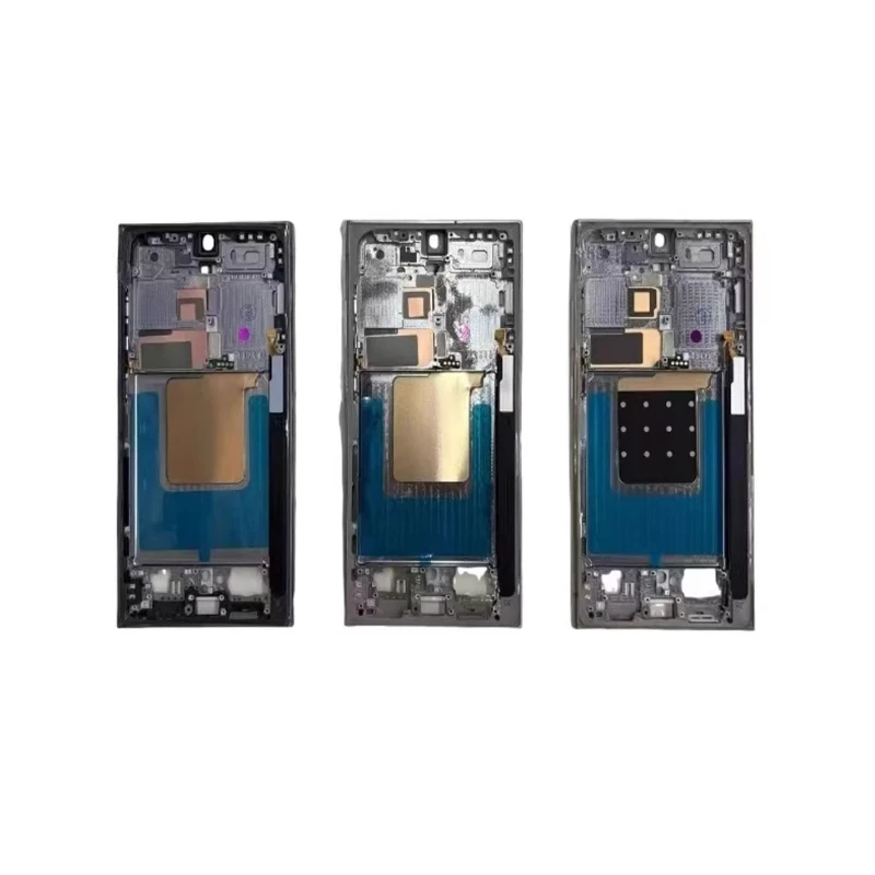 삼성 갤럭시 S25 S25 플러스 S25 울트라 (EU/US 버전) 휴대폰 메탈 LCD 프레임 수리 부품용 중간 프레임 커버 하우징