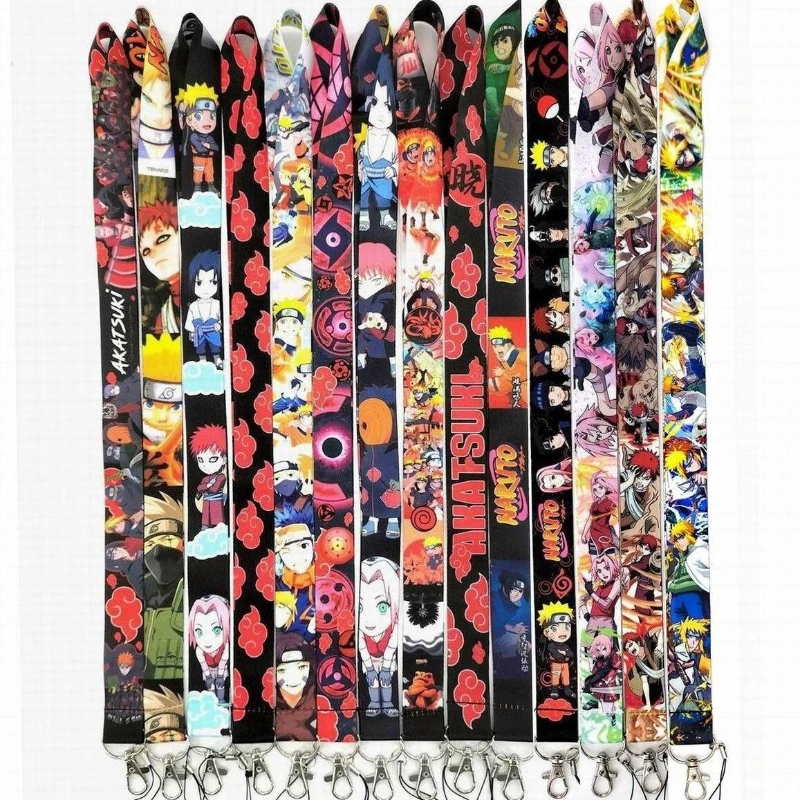 Naruto Anime Lanyard - Versatile Accessory for Phones, Keys, and ID Badges