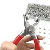 Sets Snap Fasteners Kit Tool Metal Buttons Rings With Fastener Pliers Press For Clothing Button Thickened DIY 2