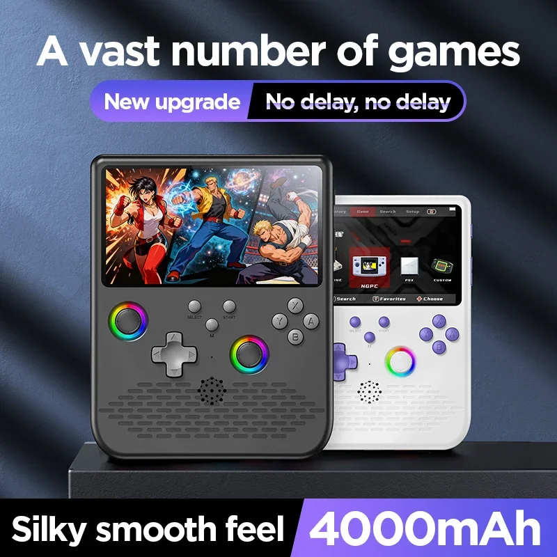 hot H5 Handheld Video Game Console 5-inch IPS Screen 4000mAh Portable Game Player with 52000+ Retro Games