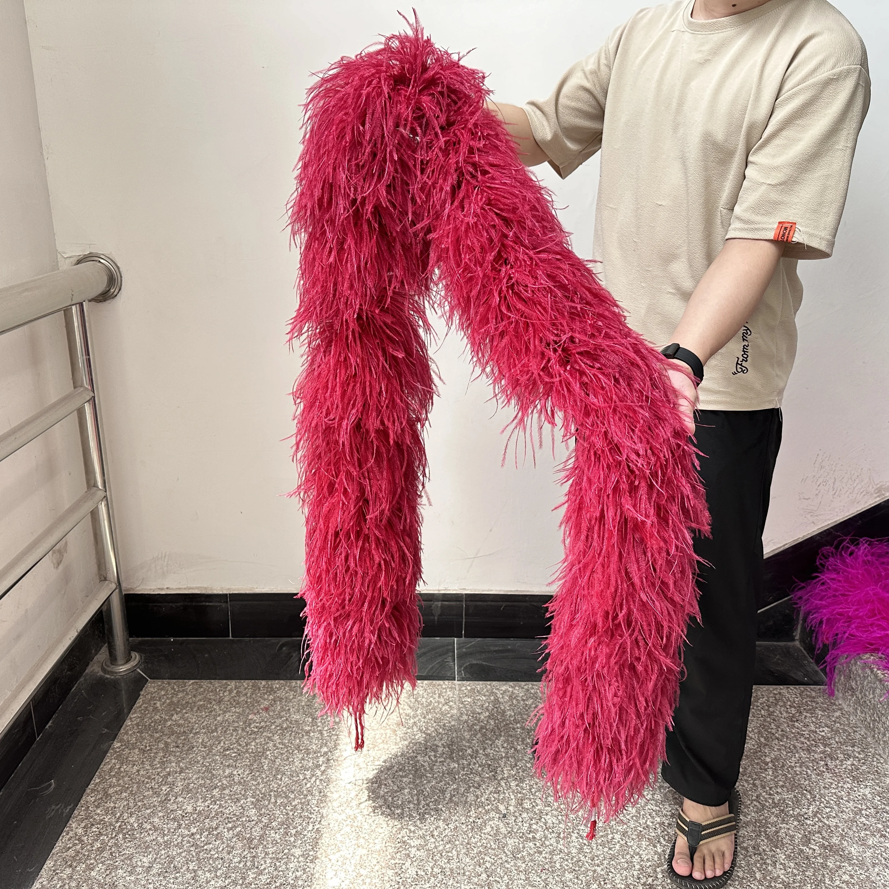 Neotrims Marabou & Struzzo Piuma Boa Pelliccia Sciarpa, Per Festa - Foto 8