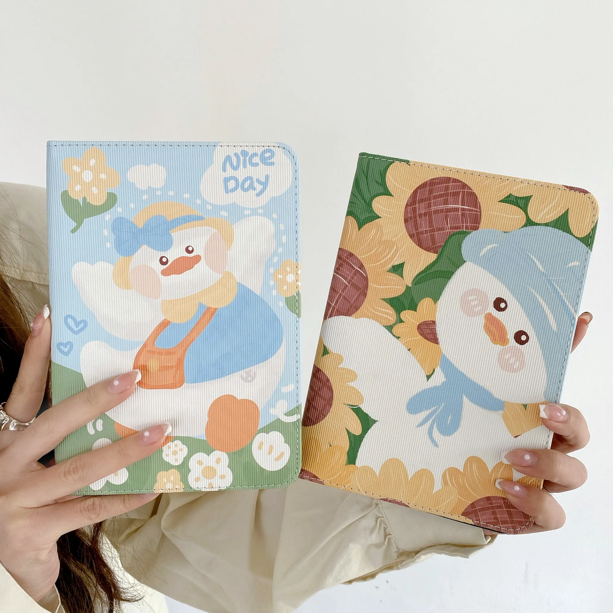 

Cute Anime Duck Tablet for IPad Air 5 Air 4 IPad Pro 2021 Cover IPad 10.5 IPad 7 8 9 Th IPad Mini 6 5 4 3 2 iPad10th 2022