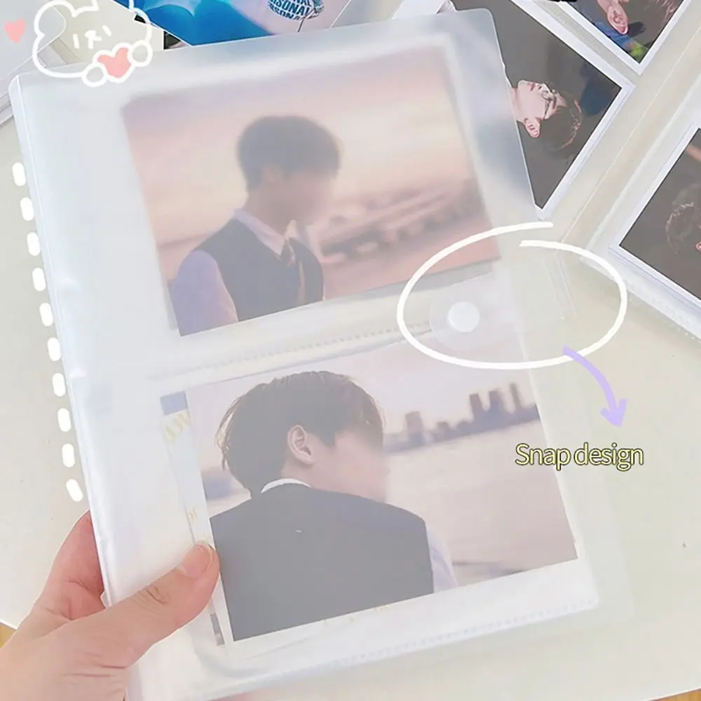Description Picture 4 of itemCollect Book Photo Album New 80/160 Slots Transparent Photocard Holder 3/4/5/6 Inch PVC Picture Card Holder Idol Star