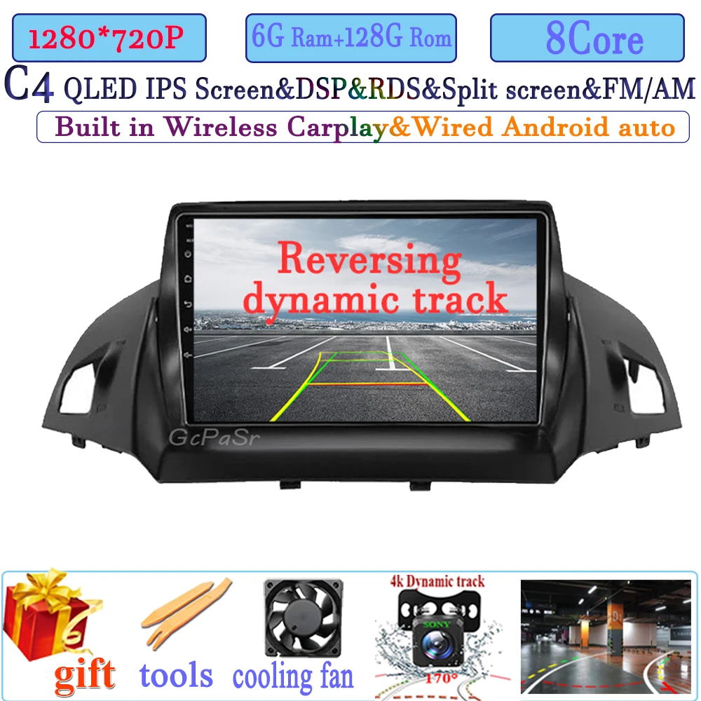 car video player with bluetooth Android 11  Car Radio  Player For Ford Kuga 2 Escape 3 2012 - 2019 Car Radio Multimedia Video Player Navigation best buy car audio Car Multimedia Players