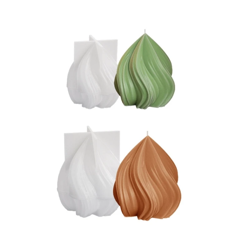 

Y1UB Striped Waterdrop Molds Resin Molds for Making Soap