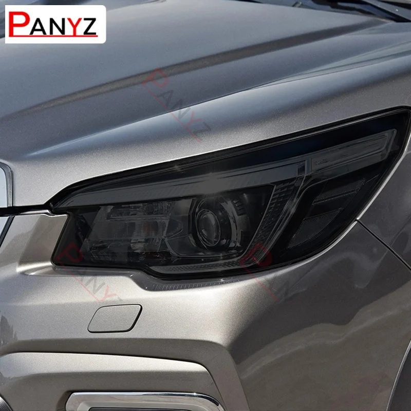 2PcsCarHeadlightProtectiveFilmHeadlampRestorationTransparent