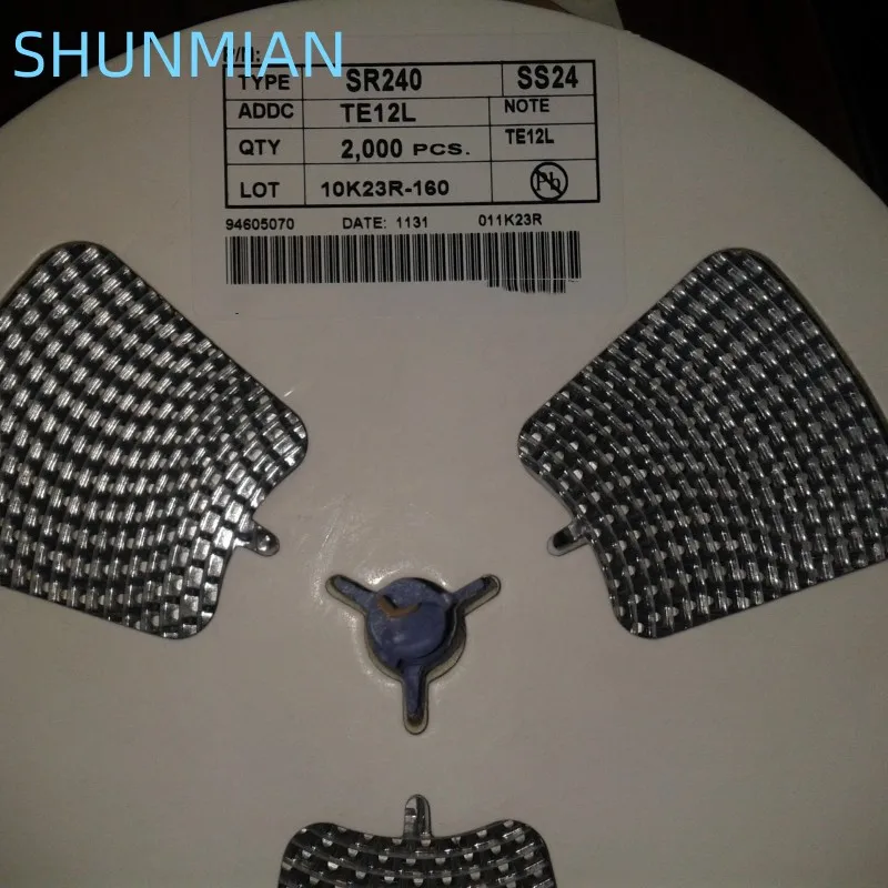 100 шт. диод Шоттки SS24 2A 40V SMA SR240 DO-214AC SMD