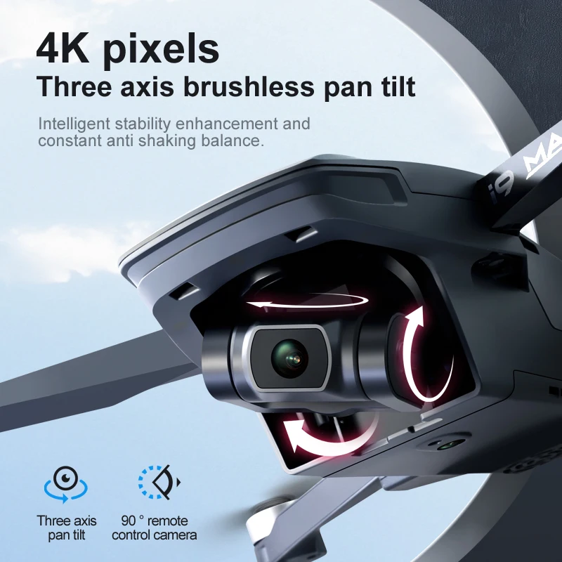 I9 MAX 240g GPS , 4K HD ī޶, 3    帧,  RC , 26  , 3km VS Faith MINI