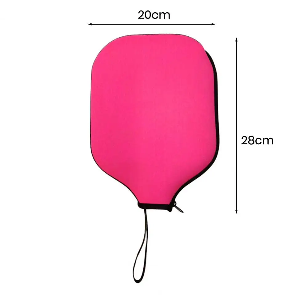 Pickleball Paddle Covers Pickleball Racket Sleeve with Lanyard Waterproof Neoprene Paddle Cover Accessories pickleball paddle covers