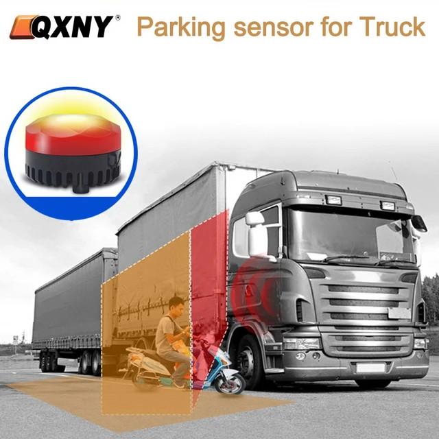 Kit de 4 sensores de aparcamiento trasero para coche, Radar de marcha atrás  para camión, autobús, furgoneta, RV, sistema de alarma de punto ciego de  giro, 24V - AliExpress