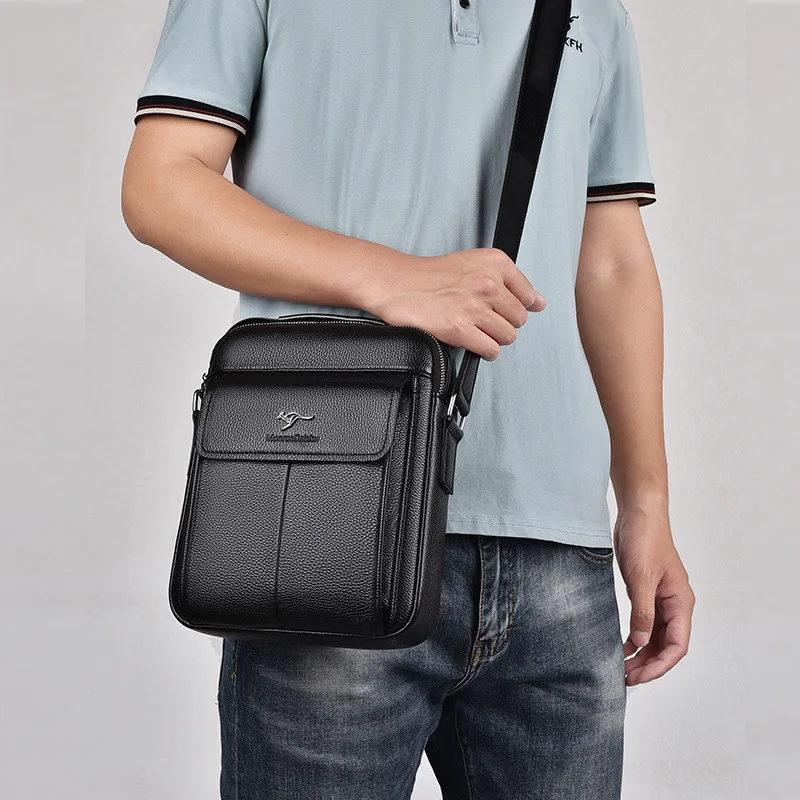 New Style Men's Crossbody Bag Casual Business Large Capacity Shoulder Bag for Travel Outing