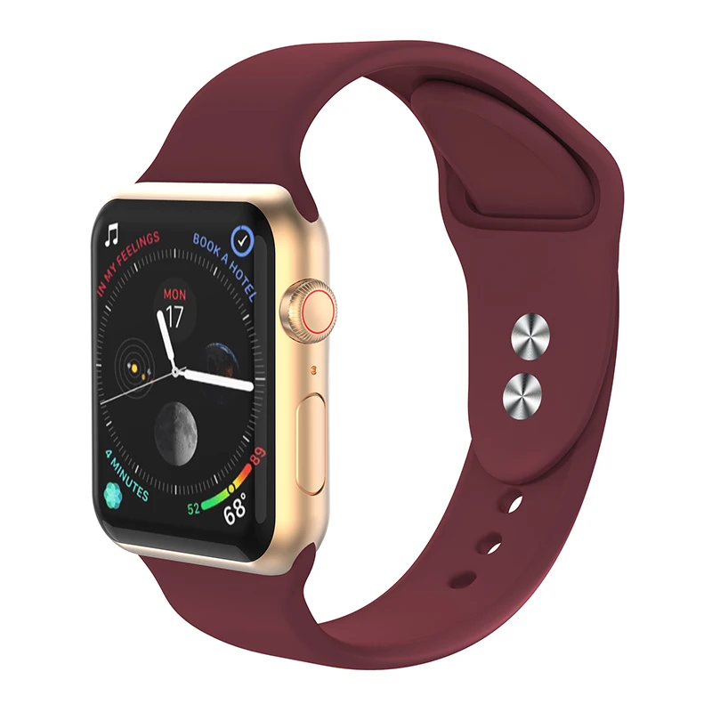 Premium Silicone Smartwatch Wristband Bracelet, Ultra-Durable and Comfortable