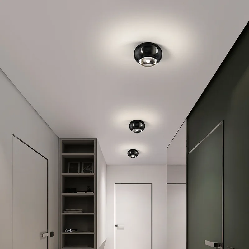 

Unique Office Toilet Ceiling Light Acrylic Shade Kids Classic Italian Minimalist Ceiling Lamp Hallway Lampe Lights Decoration