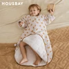 Baby Sleeping Bag Kids Sleepwear Sleeves Removable 0-2 Years Baby Sleepsack 2.5Tog Child Anti-Kick Blanket Quilt 100% Cotton 4