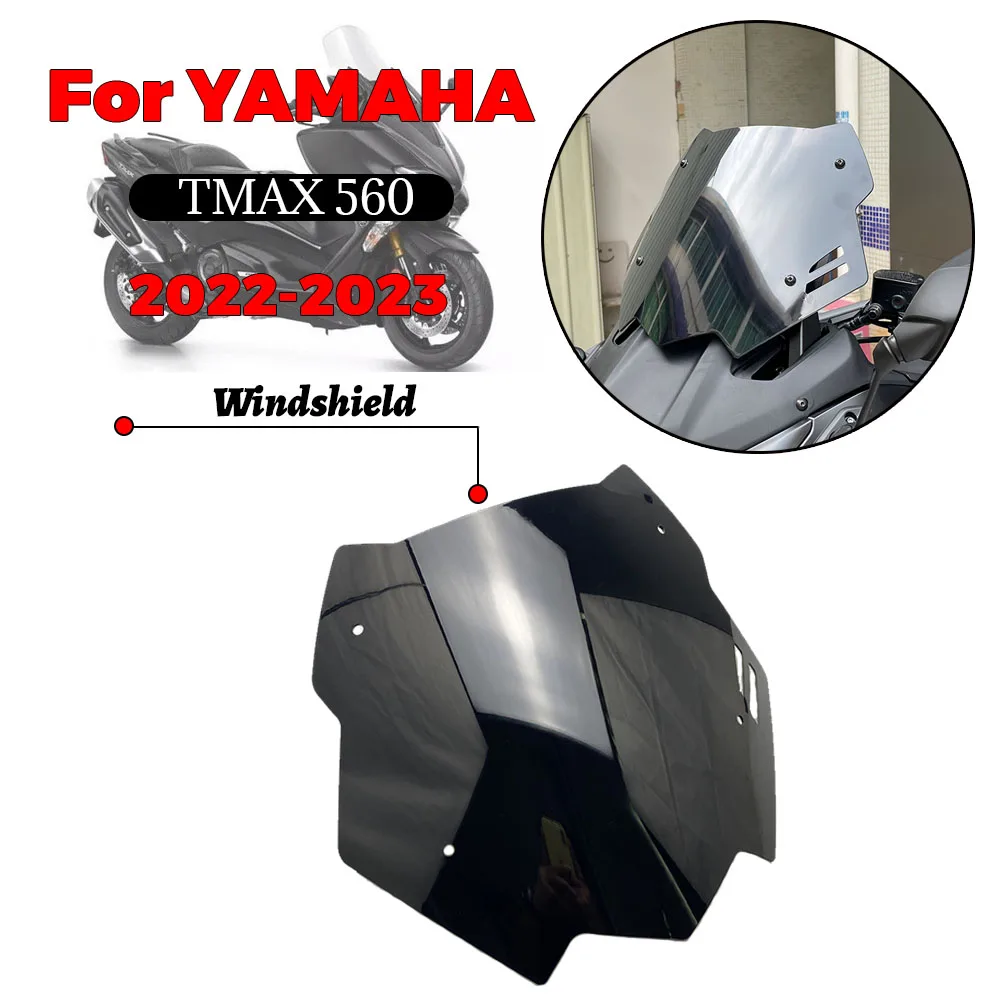 

Аксессуары для мотоциклов MTKRACING для YAMAHA TMAX560TECA MAX Tmax-560 2022-2023, акриловый экран на переднее ветровое стекло, набор дефлекторов