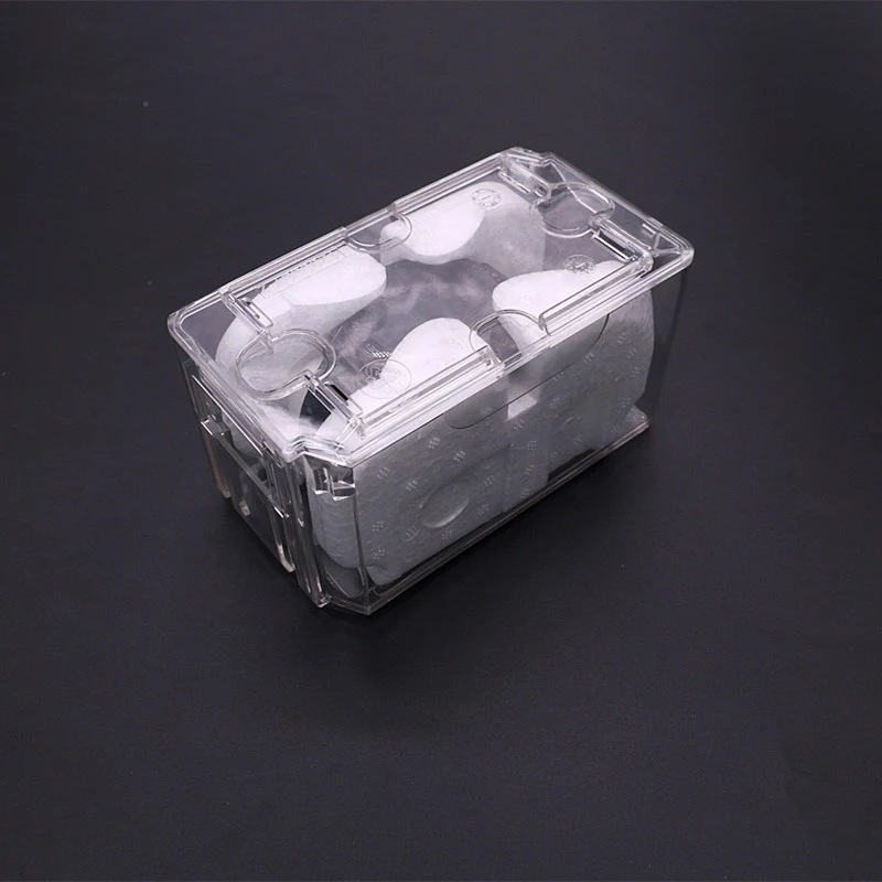 

Simple Display Watch Case Easy To Carry and Transport Apple Watch Band Box Storage PET material watch case travel porta relogio