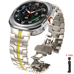 Stainless Steel Bracelet Band for Smartwatch - Premium Metal Wrist Strap (Star Gold - Tool)