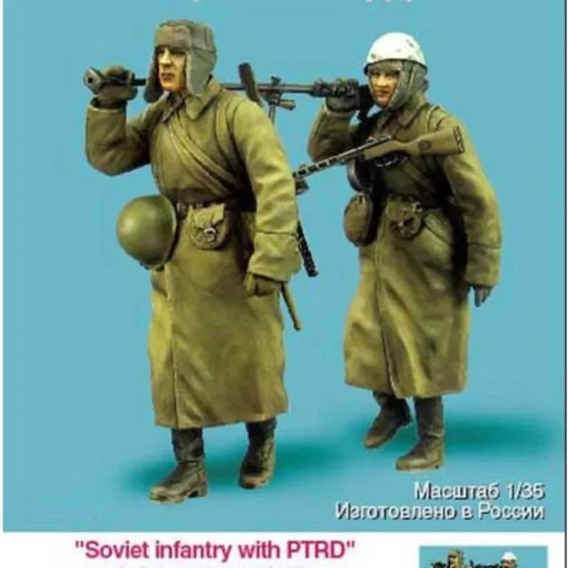 Figurine En Résine 1:35 Officier Soviétique WW2 Non Peinte - Modèle Militaire à Monter