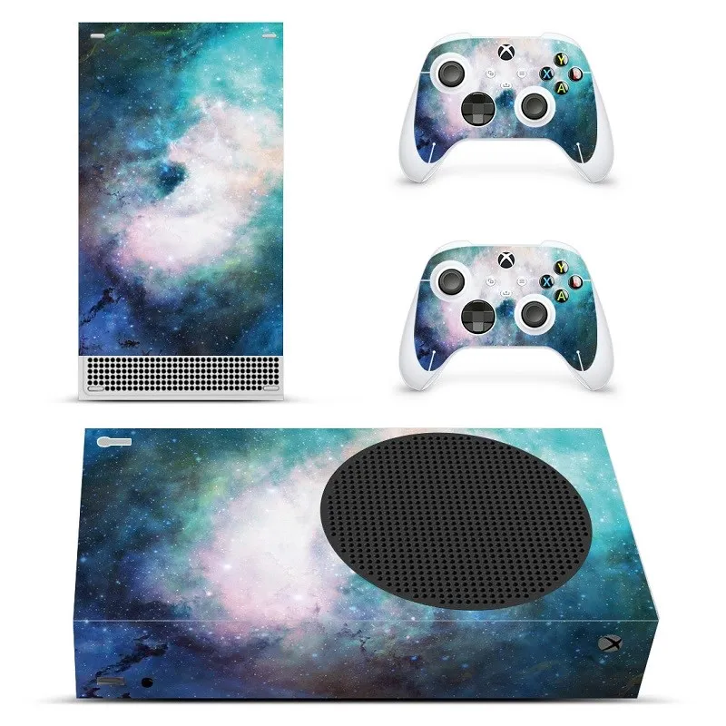 For Xbox Series S Decal Skin Sticker Cover For Xbox Series S Console and 2 Controllers 