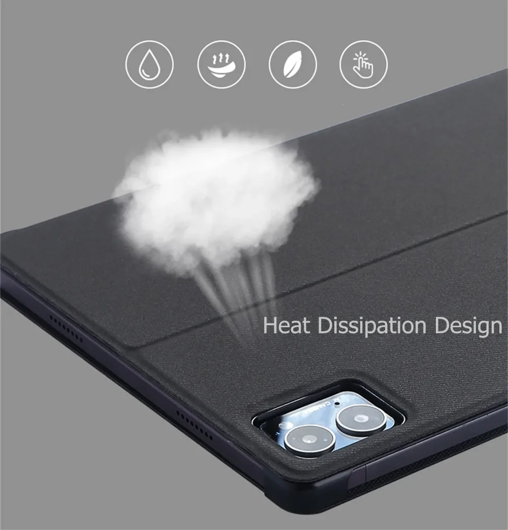 Premium 10.51'' Tablet Stand Case - PU Leather Protective Shell