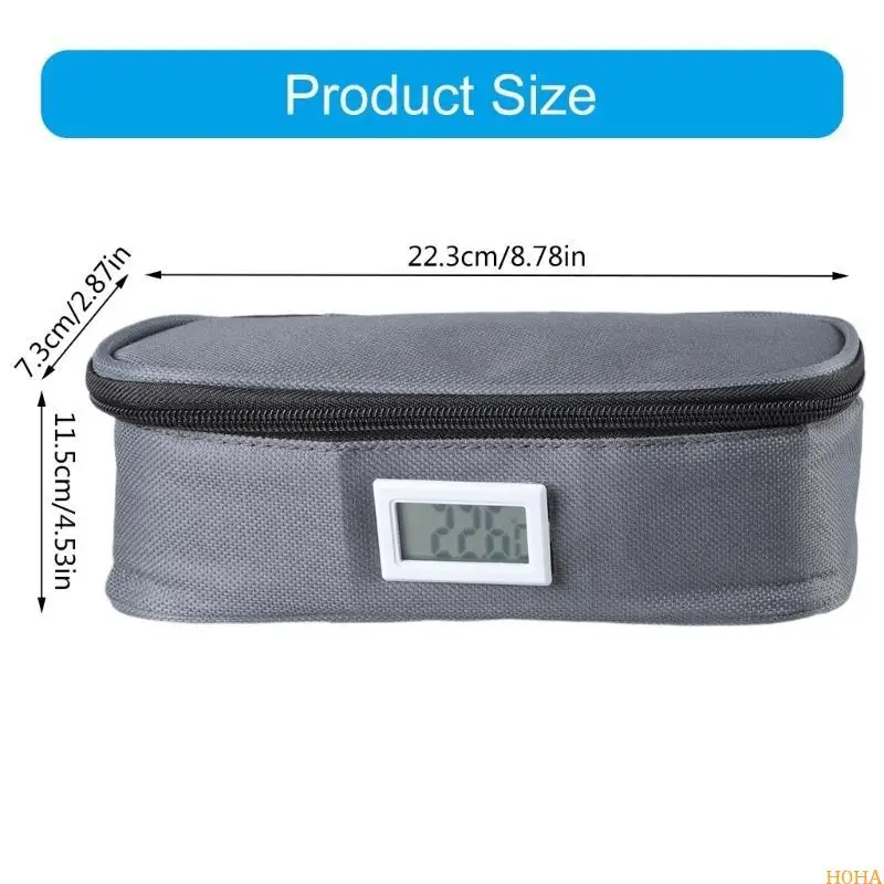 N0HA Insulin Coolers Case Large Capacity Coolers Pouches Portables Cooling Bag for Travel and Daily Use