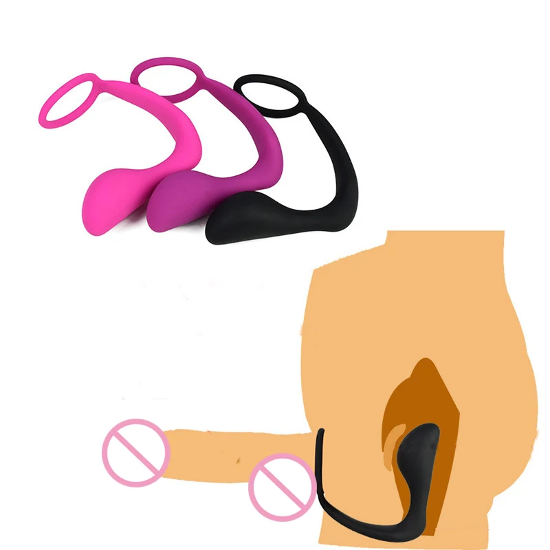 3 kolor silikonowy korek analny zabawki erotyczne masażer pr…