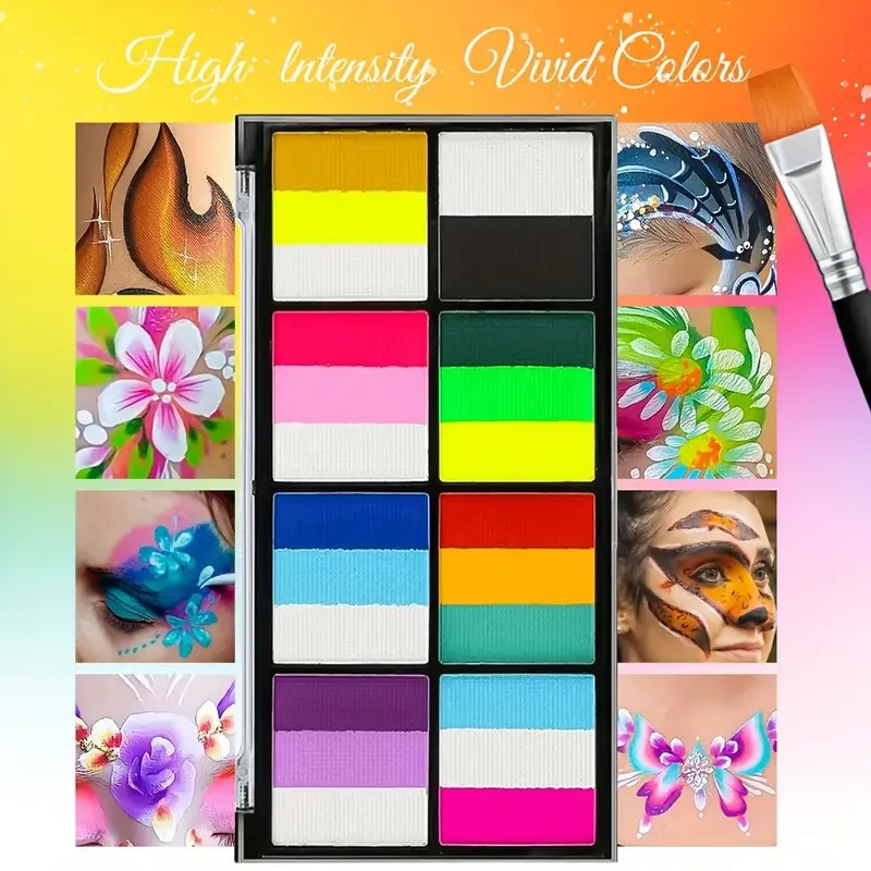Rainbow Face and Body Paint Set 3