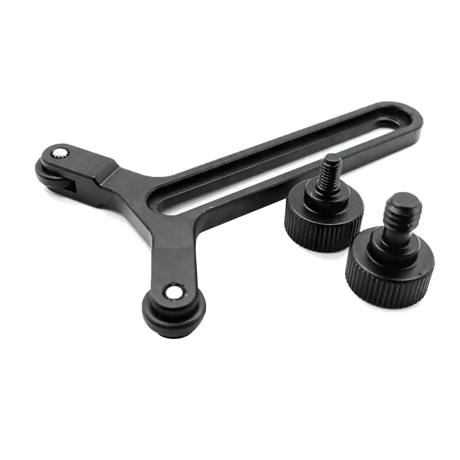 Y 모양 렌즈 지지 브래킷 이중 바퀴 렌즈 지지 시스템 DJI RS3 짐벌 카메라 액세서리 용 22-71.5mm 높이 조정