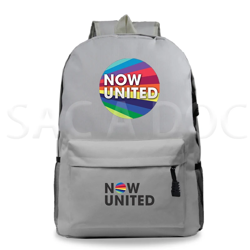 

Now United-Better Album Backpack NU Team Hip Hop Better Now United Lyrics Bookbag Laptop Backpack School Bags for Teenage Girls