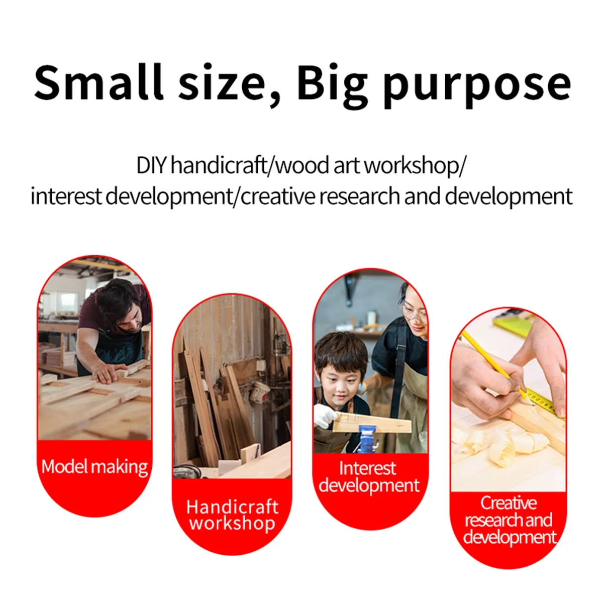 

Mini Table Saw Electric Small Bench Saws Desktop Saw Household DIY PCB Model Cutting Tool Woodworking Lathe US Plug