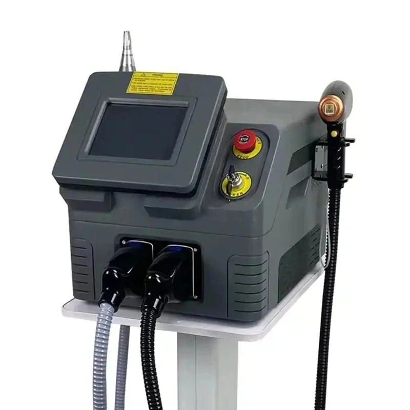 2024 Diodo Laser 808Nm 755 808 1064 Macchina Per La Depilazione Laser Picosecond 2 In 1 Macchina Per La Depilazione Indolore Per Tatuaggio