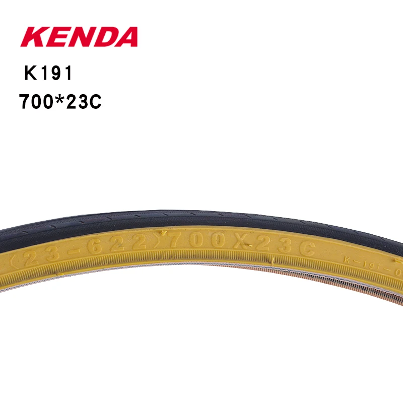 Kenda 700C Bicycle Tire 700x23C 25C 28C 32C 35C K191 K193 Ultralight Yellow Side Tyre Pneu Bicicleta Road Bike Tires