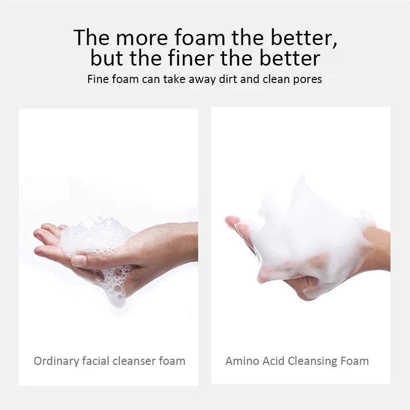 Facial Cleanser Amino Acid Facial Cleanser Niacinamide Deep Cleaning Oil Control Moisturizing Shrink Pore Remove Acne Whitening Facial Skin Care