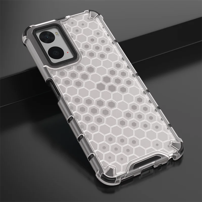 Para OPPO Realme 9 Pro Funda de lujo híbrida a prueba de golpes para Realme 9i 9 Pro + Plus Funda de silicona transparente_voghion.com