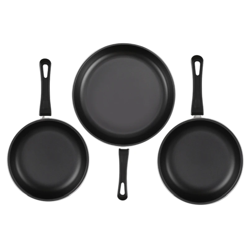 Conjunto de frigideira antiaderente, 20/25/30cm, bife frito, frigideira, fogão de indução, panela para panelas, cozinha