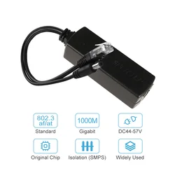POE Splitter Cable, Adapter Cable, Power Supply, Injector, Power Supply, Huawei,CISCO, HP, RJ45, DC, 10 m, 100m, 48V to 12V