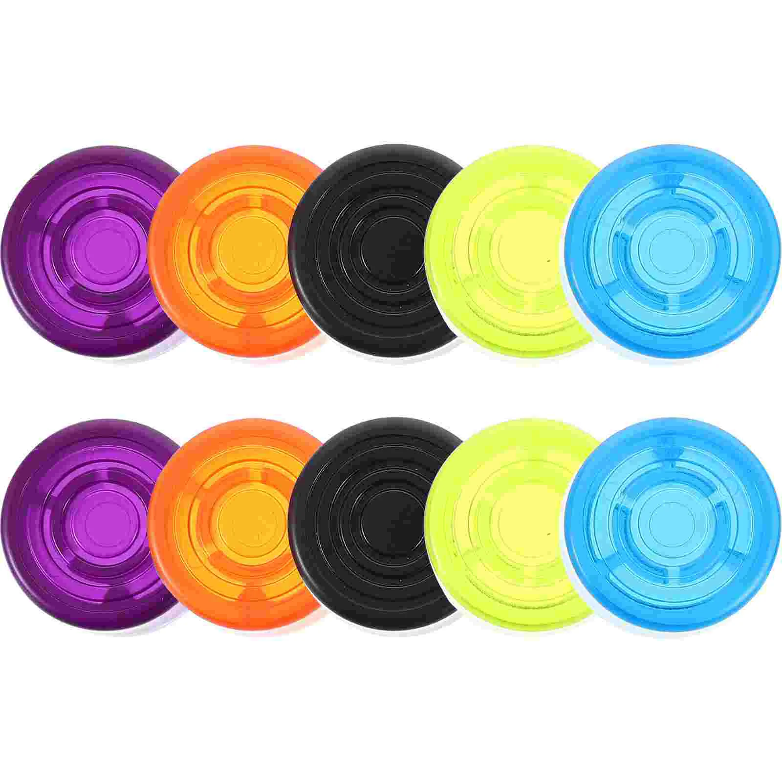 

10 Pcs Guitar Effect Accessories Fingernail Pedal Footswitch Topper Abs Toppers