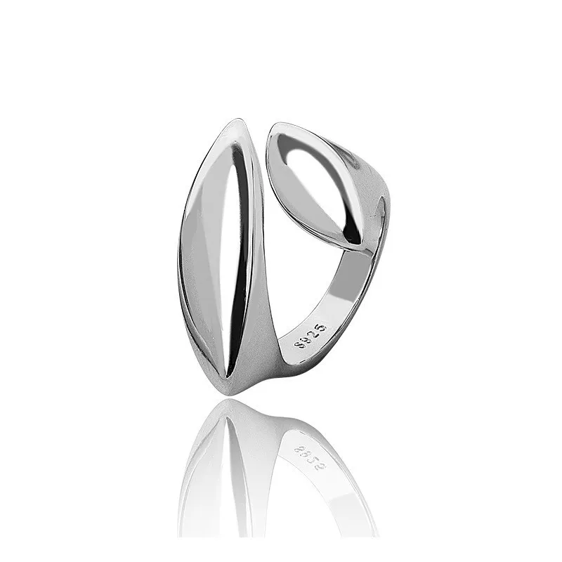 Silver Color Irregular Ring for Women Simple Fashion 2024 New Fashion Statement Rings Party Jewelry Gifts