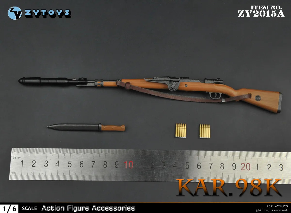 ZYTOYS 1/6 98K Sniper Gun Model Assembly Gun ZY2015 Machine Gun