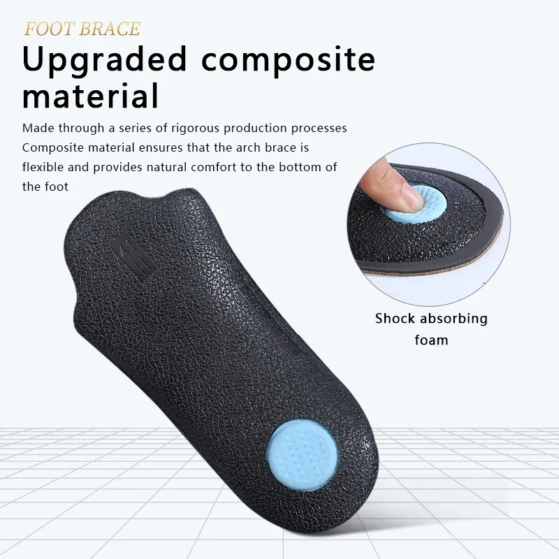 1Pair Leather Insoles Men Women Orthopedic Insoles Arch Support Inserts High Quality Breathable Shoe Pads Deodorising Feet