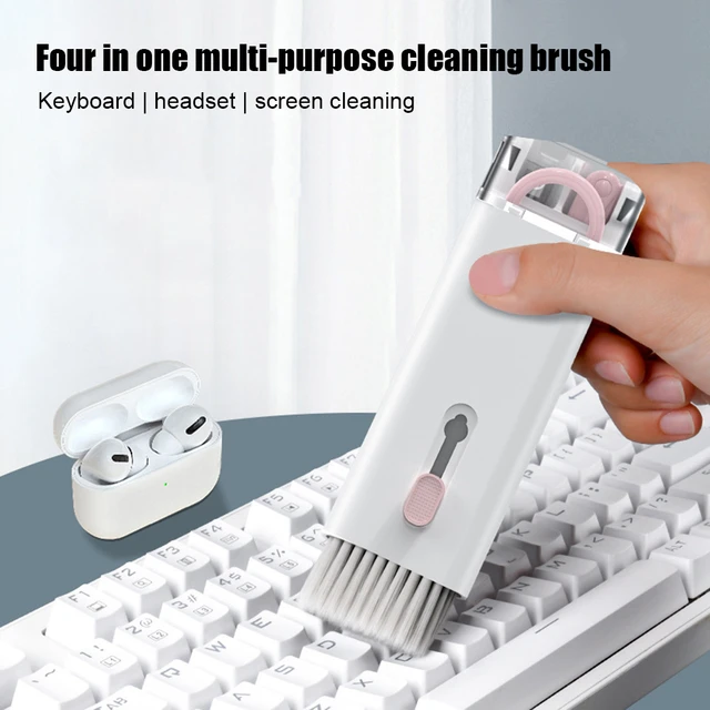 7-in-1 Computer Cleaning Kit Keyboard Cleaner Brush Earphones Cleaning Pen  For Headset iPad Phone Clean Tools Keycap Puller Set - AliExpress