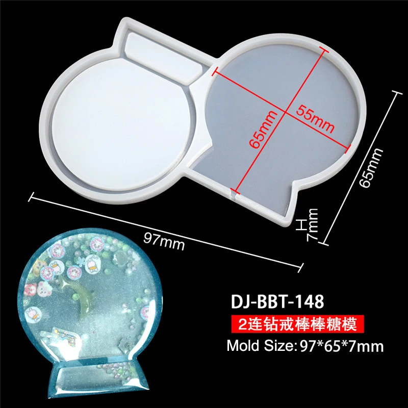 Leaf Flower Heart Bear Shape Silicone Lollipop Mold Round Chocolate Candy Cheese Baking... - SKU SLM00901 - UGI Packaging