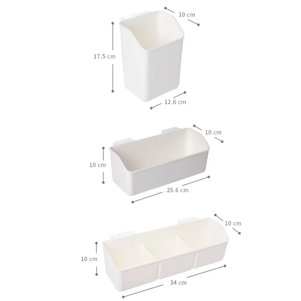 New With Compartments Drawer Cabinet Doors Hanging Basket Wall Mounted Kitchen Cabinet Door Storage Box Rack Tool Storage Basket