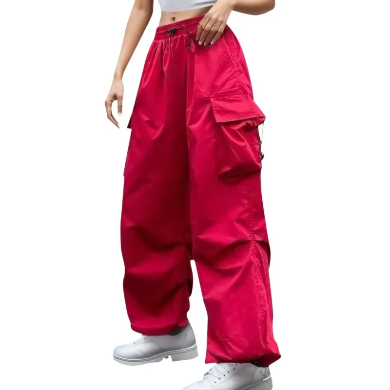

Women's Casual Pants Trendy Lazy Popular Wide Leg Pants With Pocket High Street Pants For Women Outdoor Daily Wear Work Out