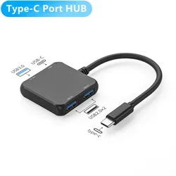4 - Port USB 3.0 Hub with USB - A and USB - C Connectivity (Type - C)
