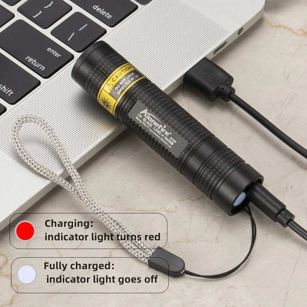 Mini UV LED Blacklight Flashlight 6