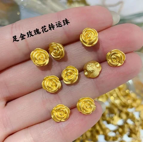 999 Real Gold Pixiu 24k Pure Gold Charms For Bracelets Gold Jewelry Parts  Fine Gold Jewelry - Beads - AliExpress